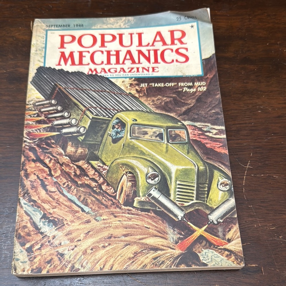 Vintage Popular Mechanics Magazine Cover